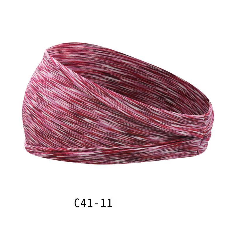 Bandeau absorbant la sueur couleur unie – Image 12