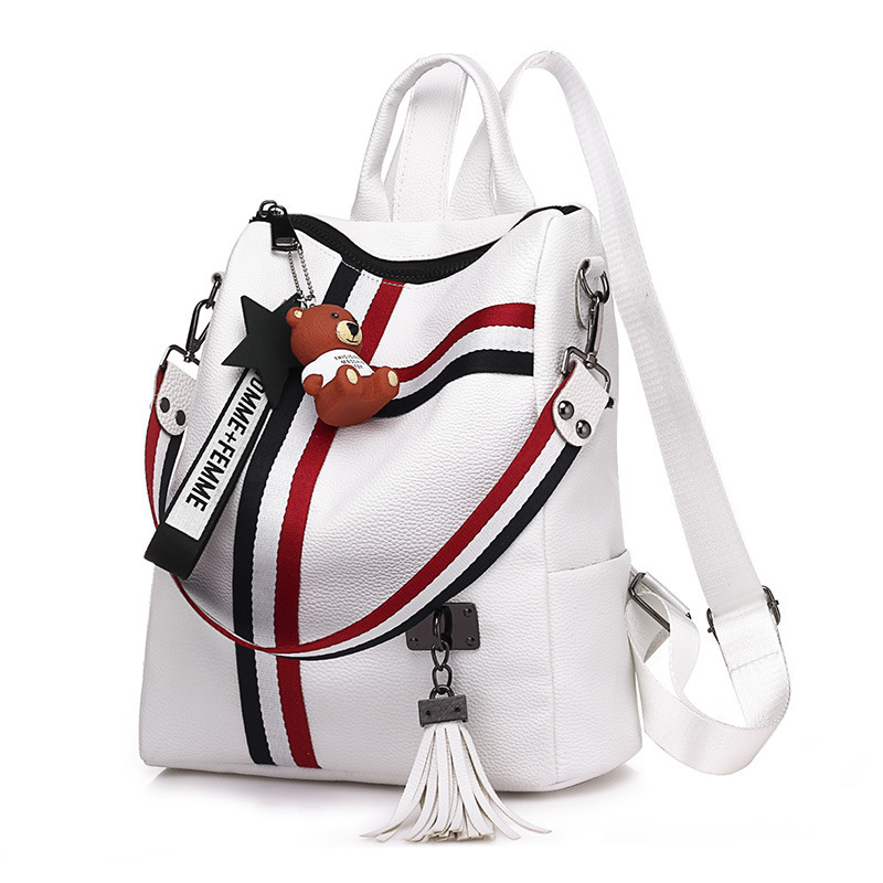 Sac à dos en cuir grande capacité pour femmes