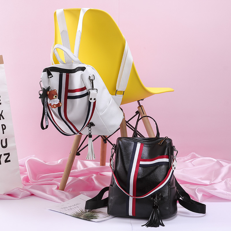 Sac à dos en cuir grande capacité pour femmes – Image 3