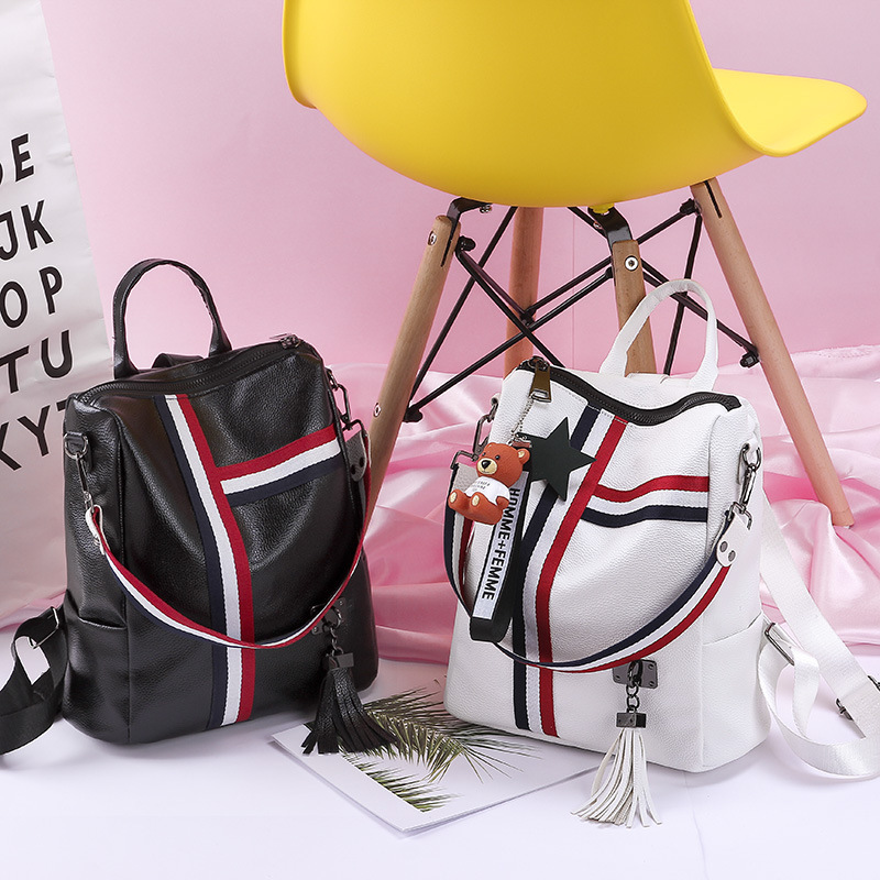 Sac à dos en cuir grande capacité pour femmes – Image 4