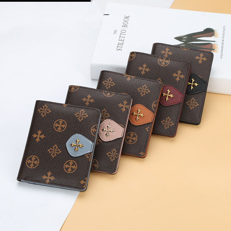 Mini portefeuille en cuir. Support de cartes à fermeture glissière – Image 5
