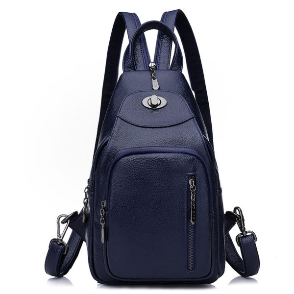 Petit sac à dos en cuir multifonctionnel pour femmes
