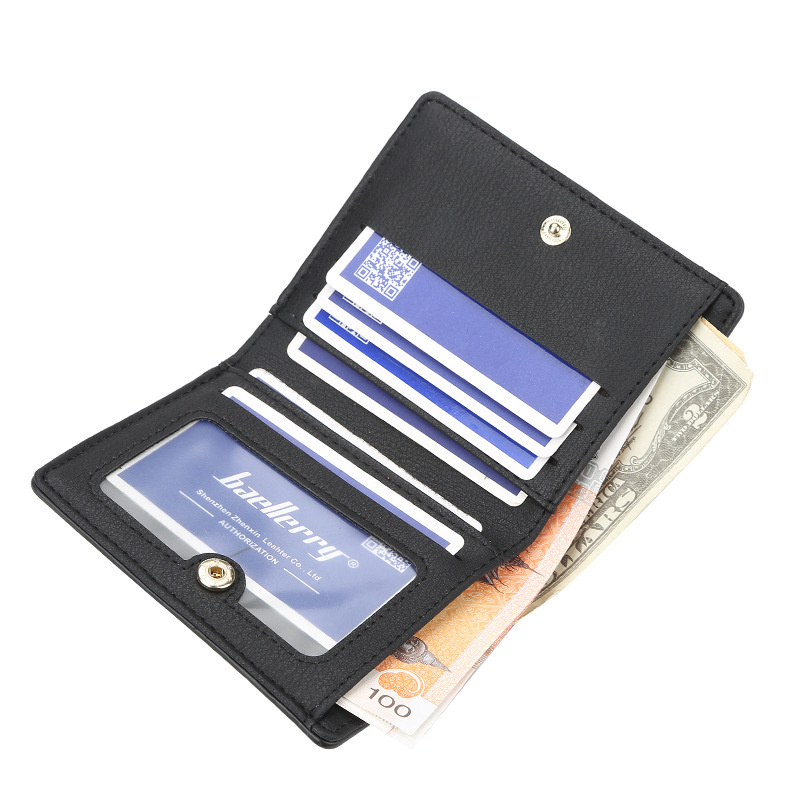 Mini portefeuille en cuir. Support de cartes à fermeture glissière – Image 3