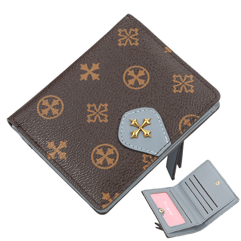 Mini portefeuille en cuir. Support de cartes à fermeture glissière – Image 2