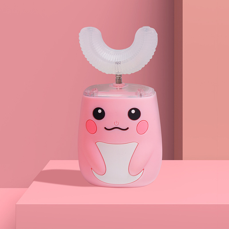 Brosse à dents électrique de type U pour enfants. Brosse à dents pour enfants de type U Automatique. USB – Image 2