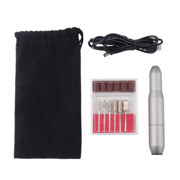 Polisseuse à ongles USB portable. Exfoliant et polissant type stylo. Dissolvant d'ongles – Image 5
