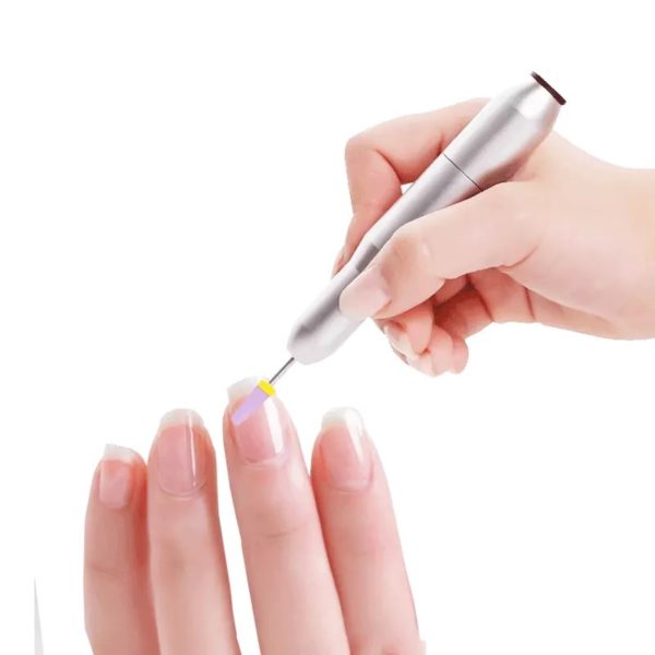 Polisseuse à ongles USB portable. Exfoliant et polissant type stylo. Dissolvant d'ongles – Image 7