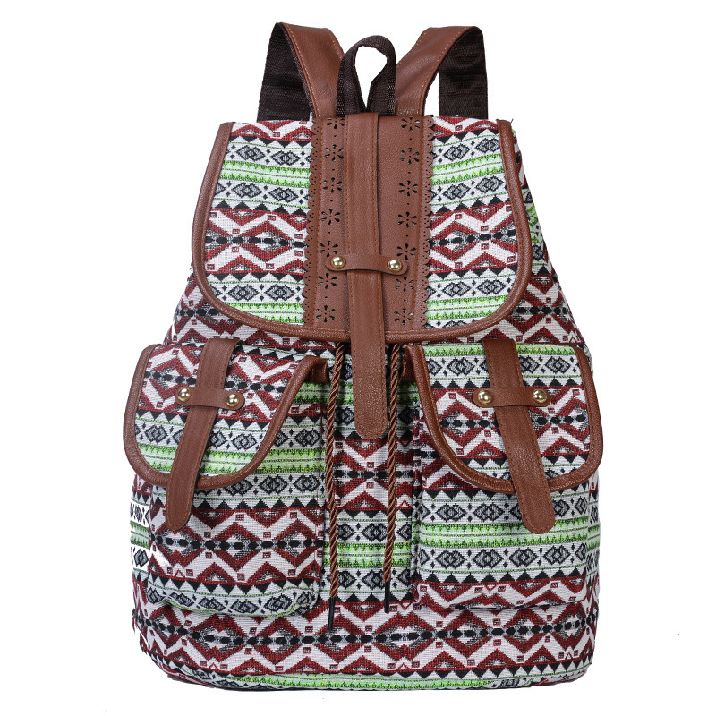 Sac à dos en toile pour femmes