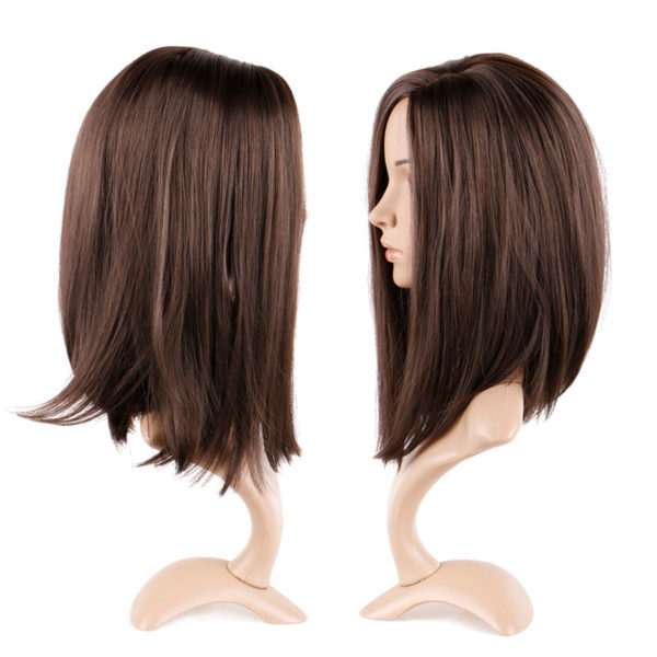 Perruque à la mode. Perruque cheveux bruns pour femmes – Image 2