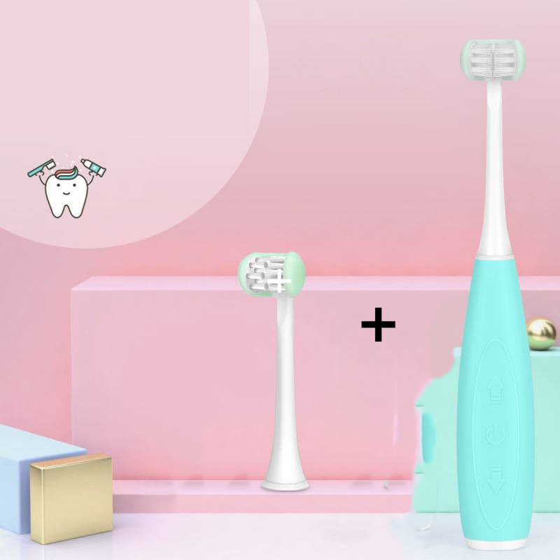 Brosse à dents électrique en forme de U pour enfants, chargement USB – Image 9