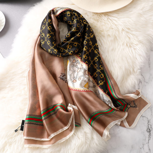 Foulard à fleurs pour femmes – Image 2