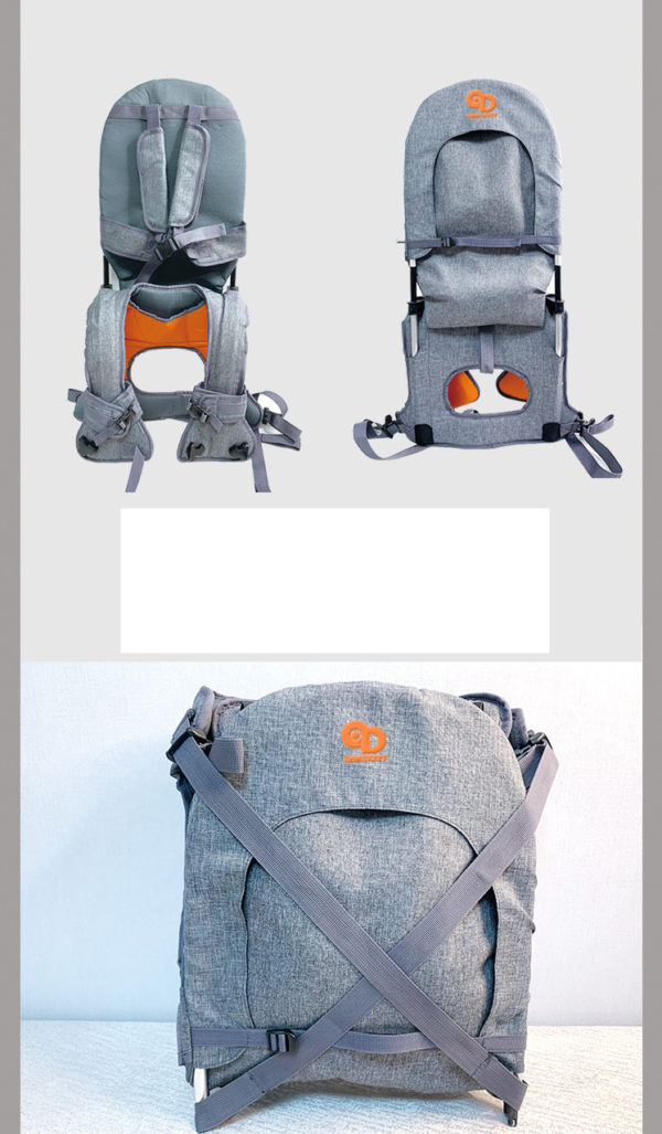 Porte-bébé. Siège d'épaule à selle haute solide pour enfants. – Image 4
