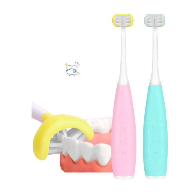 Brosse à dents électrique en forme de U pour enfants, chargement USB – Image 2