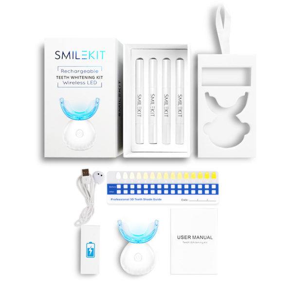 Kit de blanchiment des dents. Kit de charge. Kit d'instruments dentaires. Kit d'éclairage sans fil – Image 4