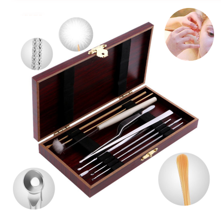 Coffret d'outils de nettoyage d'oreilles. Ensemble d'outils de nettoyage d'oreilles