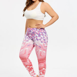 Legging imprimé grande taille pour femmes