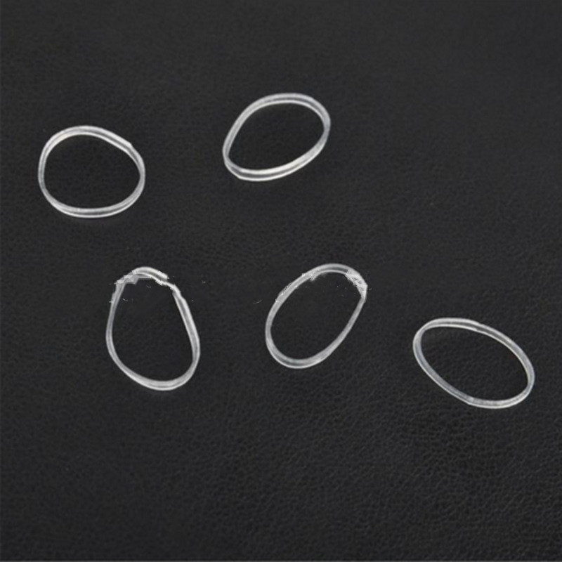 500 pièces de petits élastiques transparents. Accessoires pour cheveux. Cordes à cheveux – Image 5