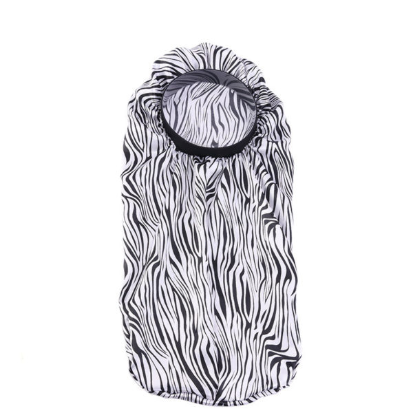 Bonnet de nuit long en satin avec bandeau extensible pour femmes – Image 12