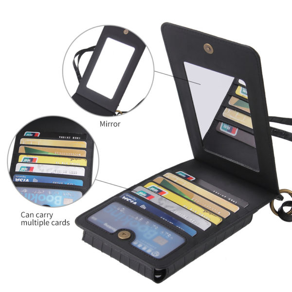 Étui de téléphone portable en cuir. Sac de téléphone mobile – Image 3