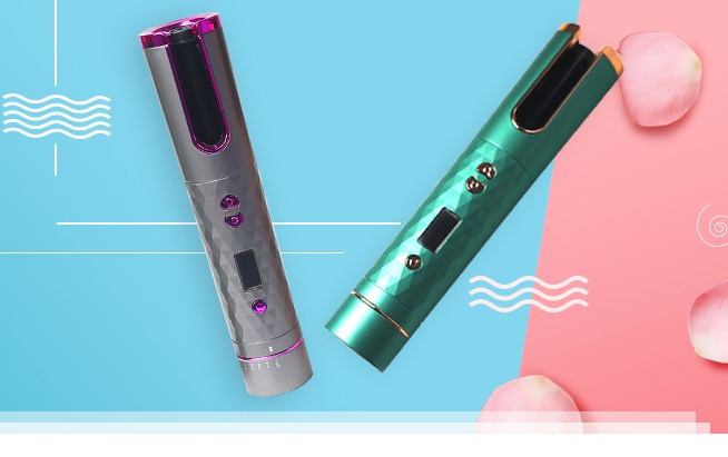 Nouveau fer à friser automatique sans fil avec écran LCD. Fer à boucler multifonctionnel – Image 2