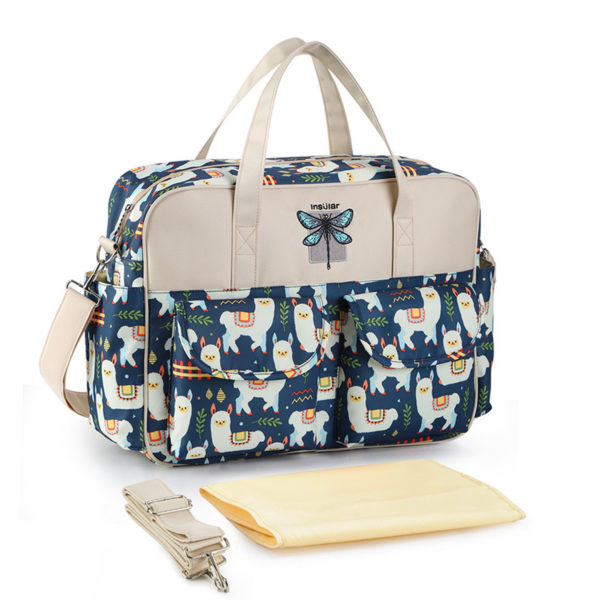 Sac à couches multifonctionnel grande capacité portable pour maman-bébé. Sac à langer – Image 7