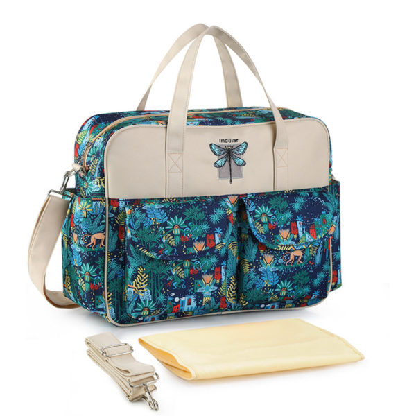 Sac à couches multifonctionnel grande capacité portable pour maman-bébé. Sac à langer – Image 9