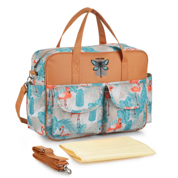 Sac à couches multifonctionnel grande capacité portable pour maman-bébé. Sac à langer