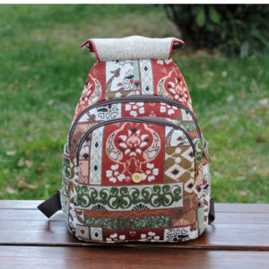 Sac à dos tissé à la main de style ethnique pour femmes