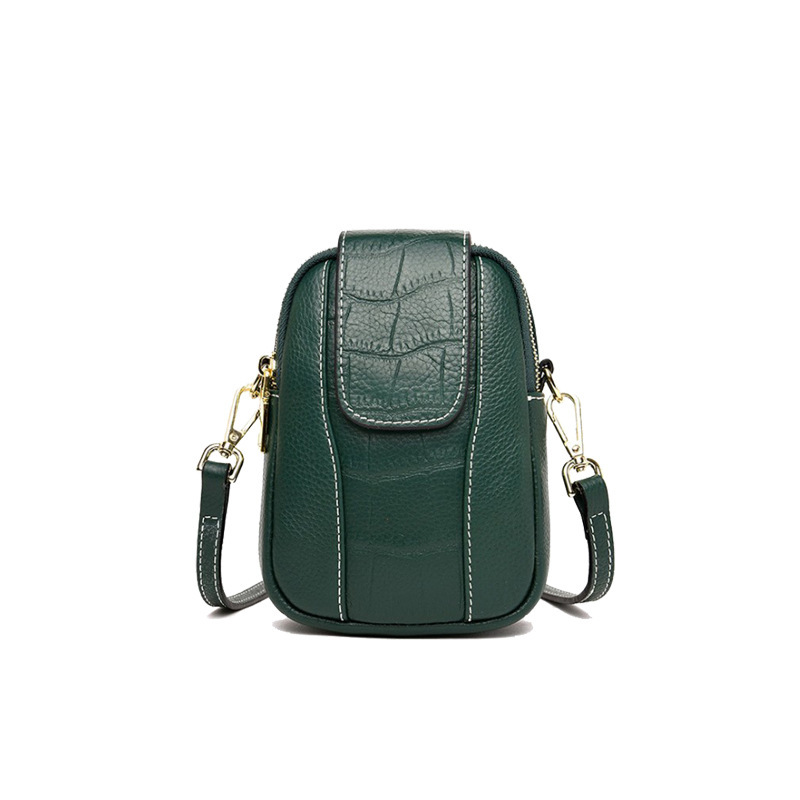 Mini sac messager vertical en cuir pour téléphone portable – Image 8