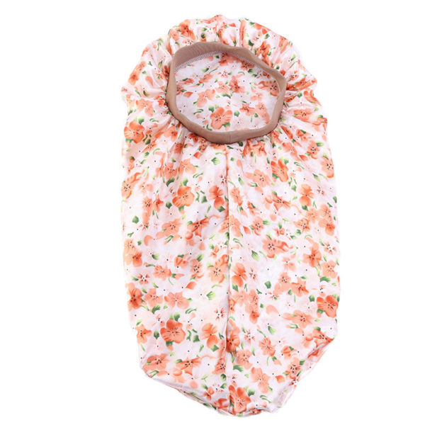 Bonnet de nuit long en satin avec bandeau extensible pour femmes – Image 9