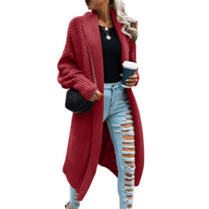 Nouvelle mode long cardigan. Chandail. Manteau pour femmes
