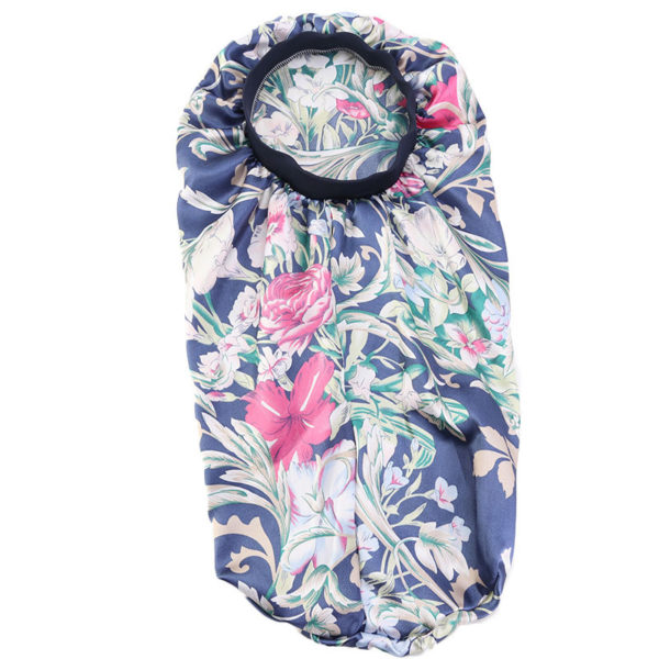 Bonnet de nuit long en satin avec bandeau extensible pour femmes – Image 5