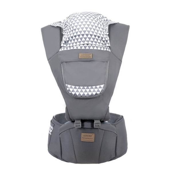 Porte-bébé multifonctionnel, tabouret de taille. Tissu en maille respirant pour Papa-bébé et mama-bébé – Image 7