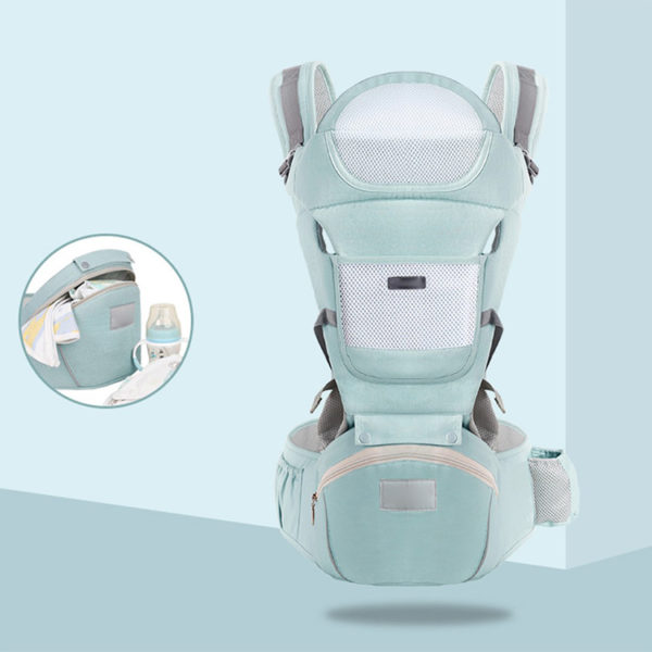 Porte-bébé multifonctionnel respirant. Tabouret de taille pour maman-bébé et papa-bébé – Image 5