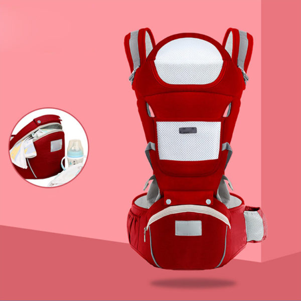 Porte-bébé multifonctionnel respirant. Tabouret de taille pour maman-bébé et papa-bébé – Image 3