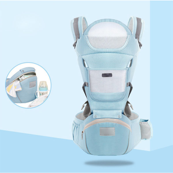 Porte-bébé multifonctionnel respirant. Tabouret de taille pour maman-bébé et papa-bébé – Image 4