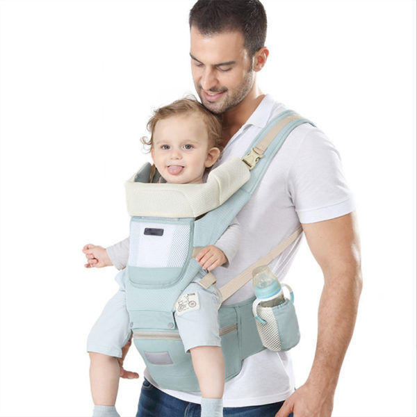Porte-bébé multifonctionnel respirant. Tabouret de taille pour maman-bébé et papa-bébé – Image 6