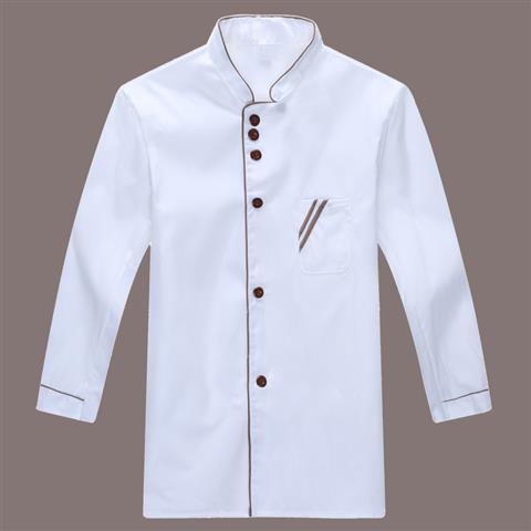 Veste de boulangerie-pâtisserie et restaurant à manches longues. Veste de cuisine pour hommes et femmes – Image 2