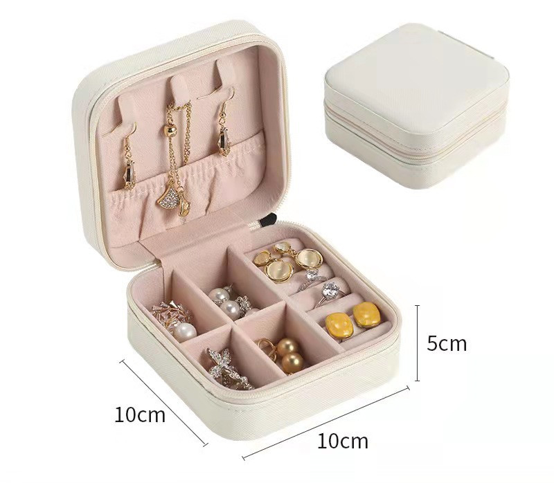 2 Boîtes à Bijoux Vintage En Bois - Coffret Rangement Pour Bagues, Colliers, Boucles D'oreilles, Cadeau Femme élégant