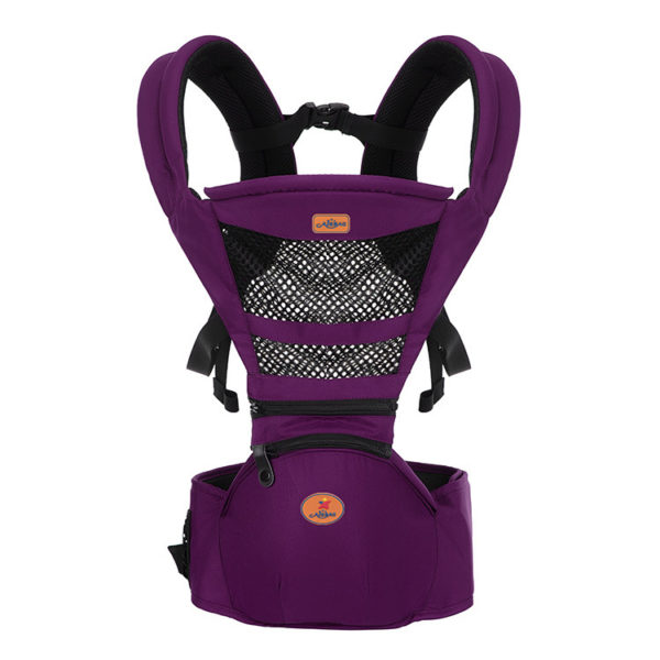 Porte-bébé respirant avec tabouret de taille. Porte-bébé multifonctionnel pour maman-bébé – Image 9