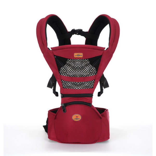 Porte-bébé respirant avec tabouret de taille. Porte-bébé multifonctionnel pour maman-bébé – Image 6