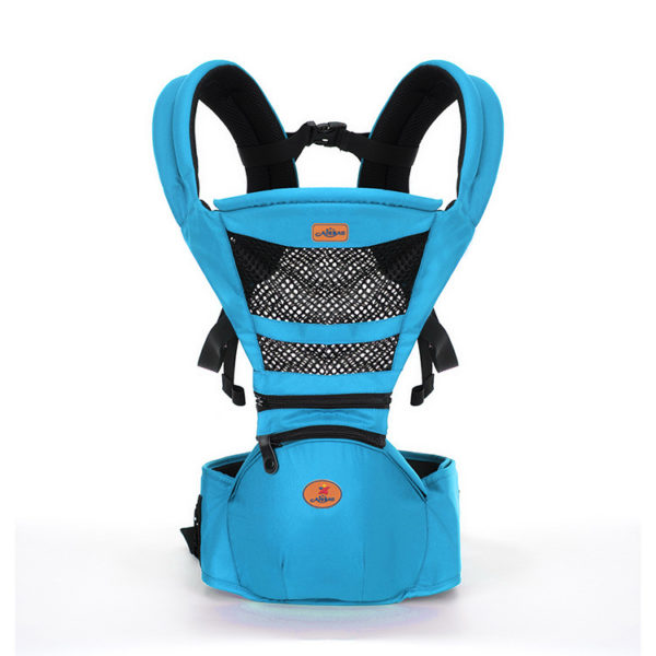 Porte-bébé respirant avec tabouret de taille. Porte-bébé multifonctionnel pour maman-bébé – Image 7