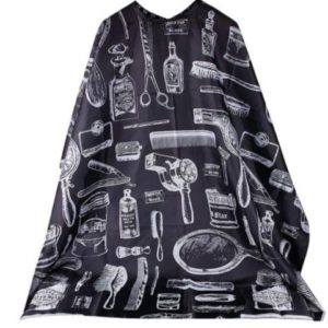 Cape de coiffure à domicile. Attrape-cheveux imperméable. Tablier pour couper les cheveux à la maison pour hommes et femmes