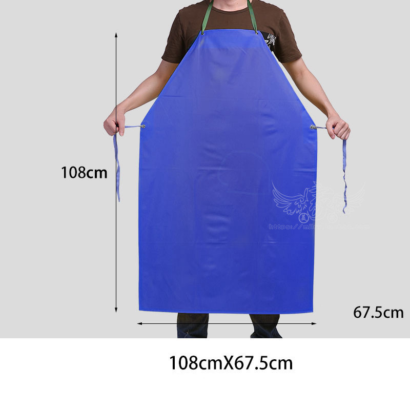 Tablier de boucherie. Tablier de poissonnerie. Tablier d'abattoir. Tablier de vendeur de légumes et fruits. Tablier imperméable en PVC – Image 5