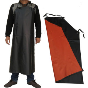 Tablier de travail rèsistant en cuir, imperméable à l'eau, à l'huile et aux produits chimiques pour hommes et femmes