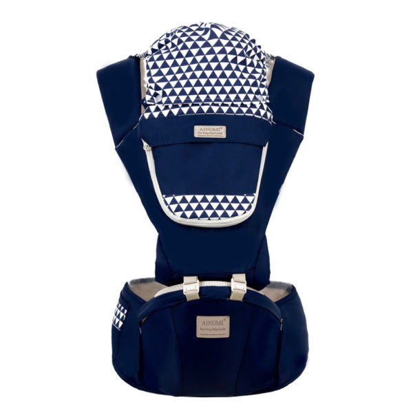 Porte-bébé multifonctionnel, tabouret de taille. Tissu en maille respirant pour Papa-bébé et mama-bébé – Image 9