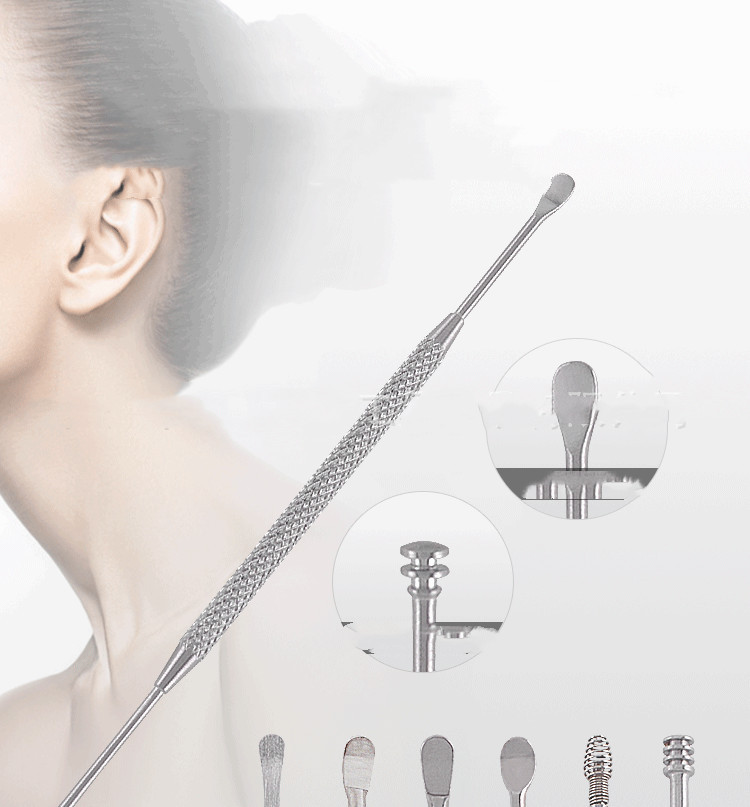 8 pièces. Outils de nettoyage d'oreilles. Kit de nettoyage des soins d'oreilles. Ensemble de nettoyage. Outils de soins de santé Nettoyant dissolvant de cire d'oreilles – Image 4