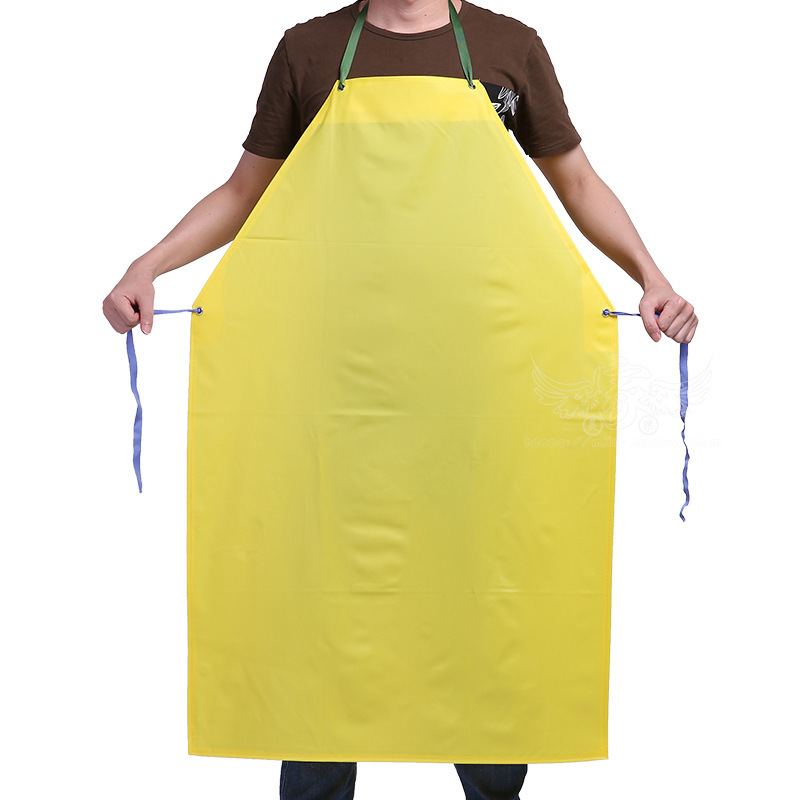 Tablier de boucherie. Tablier de poissonnerie. Tablier d'abattoir. Tablier de vendeur de légumes et fruits. Tablier imperméable en PVC – Image 2