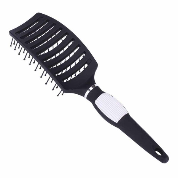 Peigne à cheveux antidérapant à grands dents larges – Image 3