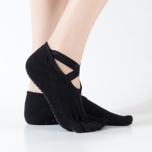 Chaussettes de sport et de yoga antidérapantes pour hommes et femmes